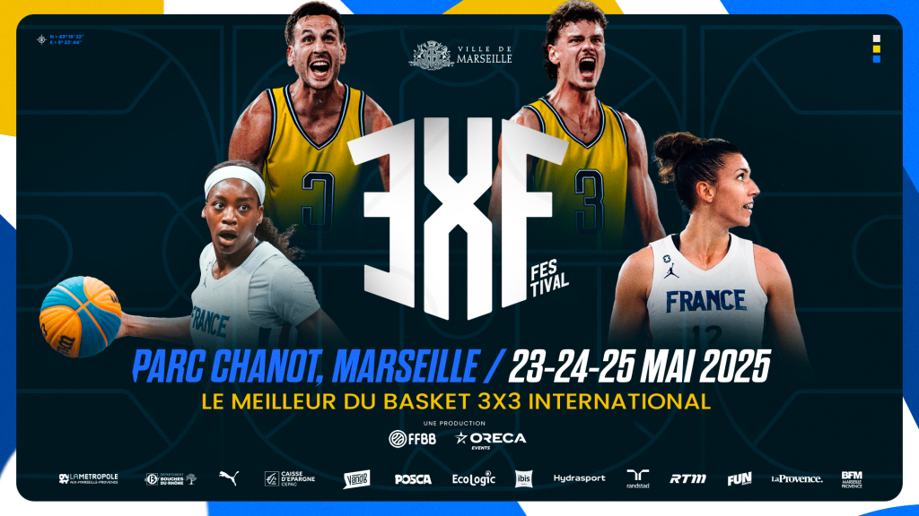 Match du FIBA 3x3 World Tour au 3XFestival Marseille 2025 - Crédit ORECA
