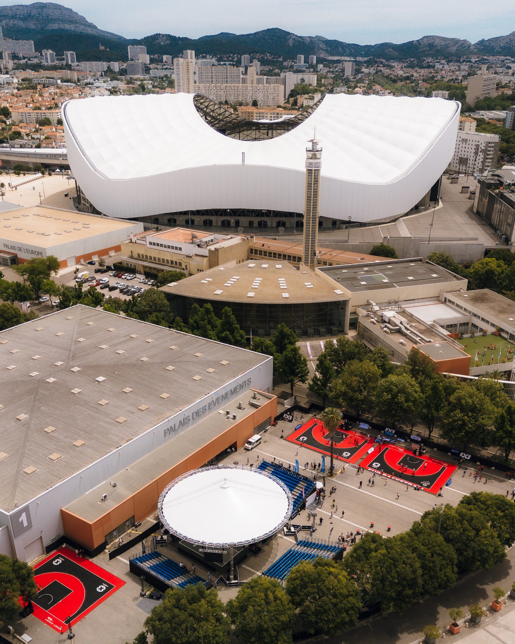 Match du FIBA 3x3 World Tour au 3XFestival Marseille 2025 - Crédit ORECA