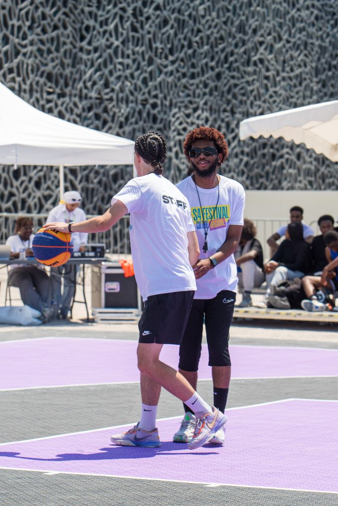 Les arbitres sur tournoi 3x3 S4 Festival